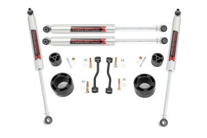 Jeep Gladiator Suspension Lift Kit - Rough Country - M1, 2.5 Inch Leveling Kit, Rough Country N3 Shocks - '20-'23